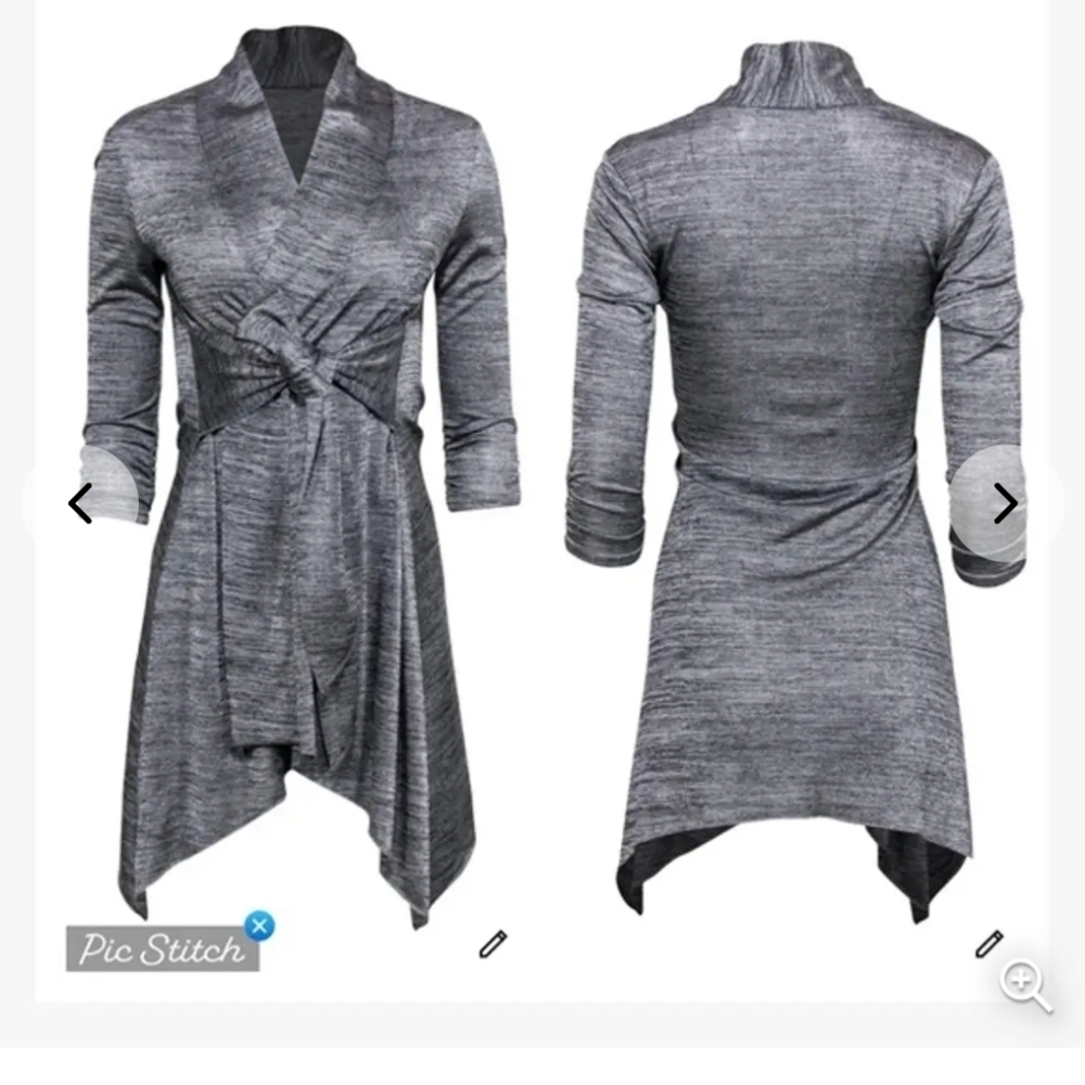 Joseph Ribkoff Charcoal Cardigan Sweater
